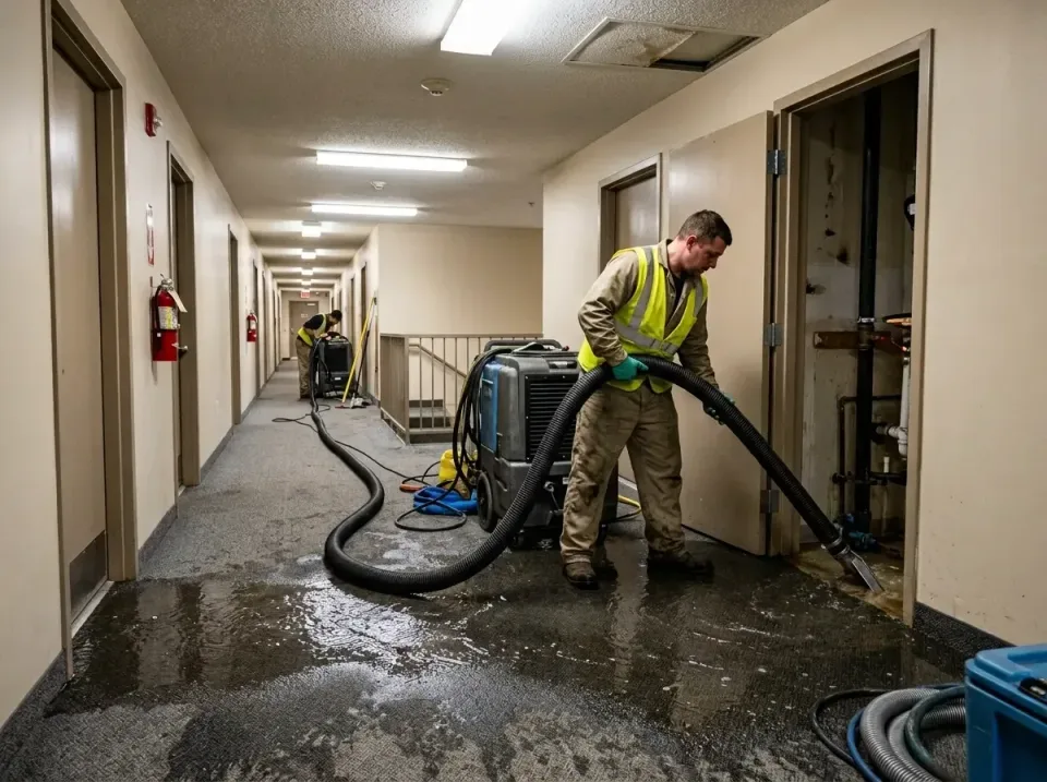multi-unit-apartment-hallway-f-005 — frequently asked questions, Emergency Burst Pipe Water Extraction & Removal in North Lo…